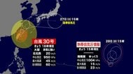 【台風のたまご】台風30号に続いて、台風のたまご（熱帯低気圧）が発生　南海上で次第に発達　台風になれば「台風31号」に