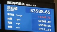 【速報】日経平均株価が1800円以上急騰！5万3800円台に突入し最高値更新…高市首相“解散検討”報道で積極財政へ期待