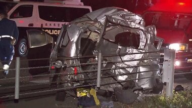 「前から突然車が」東北道上りで“逆走車”男女3人死亡・負傷者多数…事故車両は「ぐちゃ…