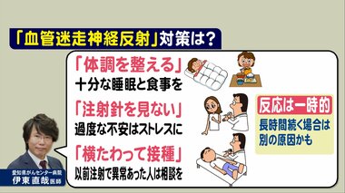 ワクチン接種直後に気を失うケースも…「血管迷走神経反射」を防ぐには 専門家に聞いた“3つの対策”