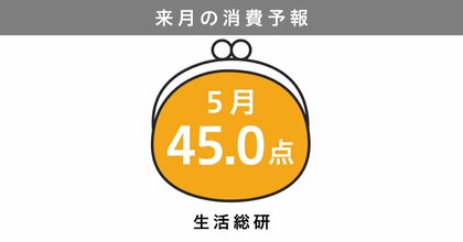 博報堂生活総研[来月の消費予報・2026年5月]（消費意欲指数）