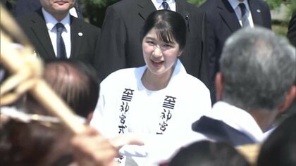 愛子さま　伊勢神宮の「お木曳行事」はっぴ姿でご参加　名前が入った木遣り唄に喜ばれる　水族館でラッコやジュゴンも鑑賞