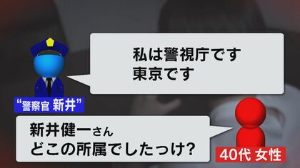 警察”装う電話番号「0110」の詐欺が横行 信じ込ませる巧妙手口の一部