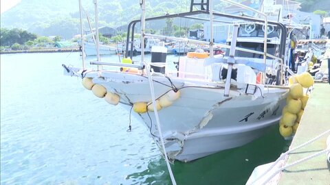 熊本・天草市の沖で小型旅客船が岩礁に乗り上げ　乗客・乗組員13人がケガ　うち5人は頭から出血するなど重傷