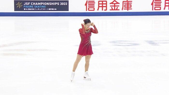 2022年の全日本、渾身のフリーで総合7位に