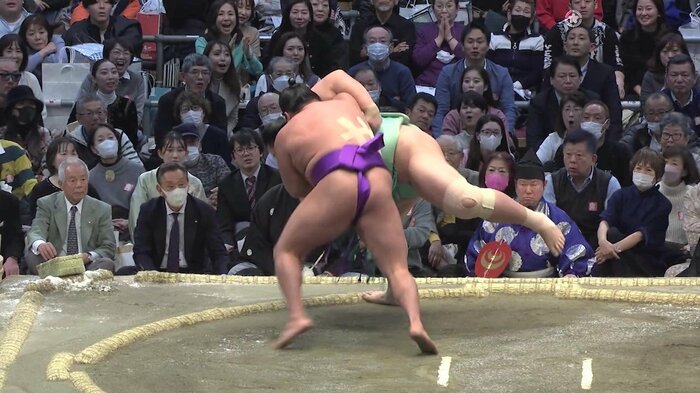 新大関を破った琴ノ若戦