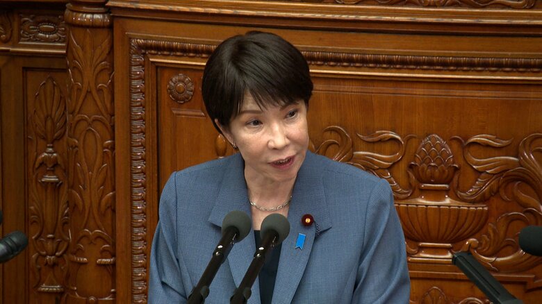 高市総理「改革の本丸」は給付付き税額控除　消費税減税は「支援の十分性と迅速性から最善のつなぎ」｜FNNプライムオンライン