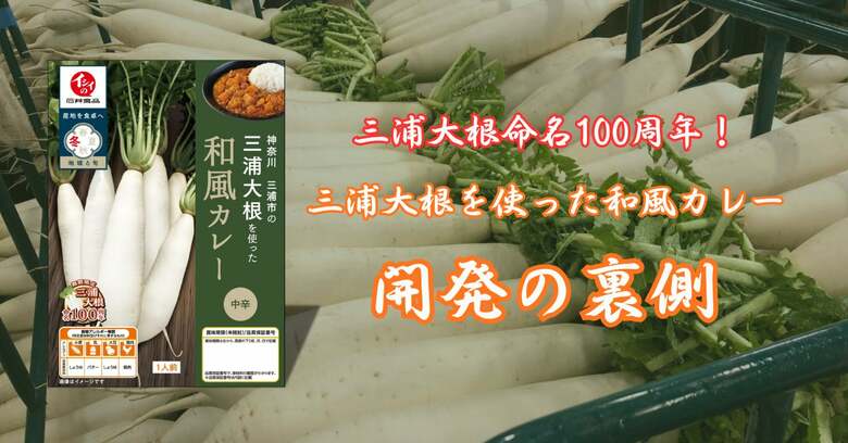 三浦大根命名100周年！伝統を守り、未来へつなぐ「三浦大根を使った和風カレー」開発の裏側