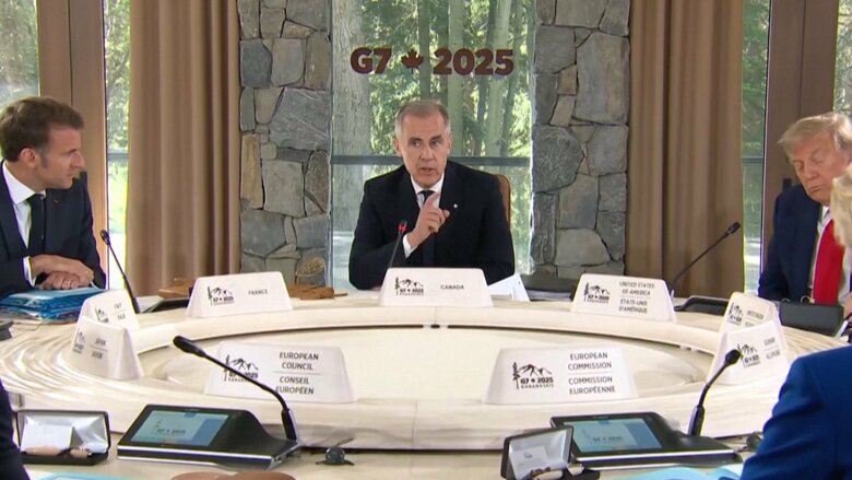 G7サミット開幕　議長のカーニー首相「歴史の転換点」協調呼びかけ｜FNNプライムオンライン