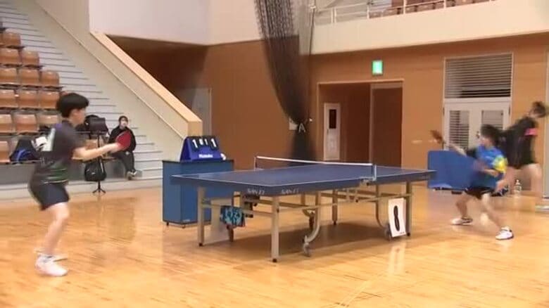 専大北上卓球部の卓球大会　小中学生が熱戦　岩手県｜FNNプライムオンライン