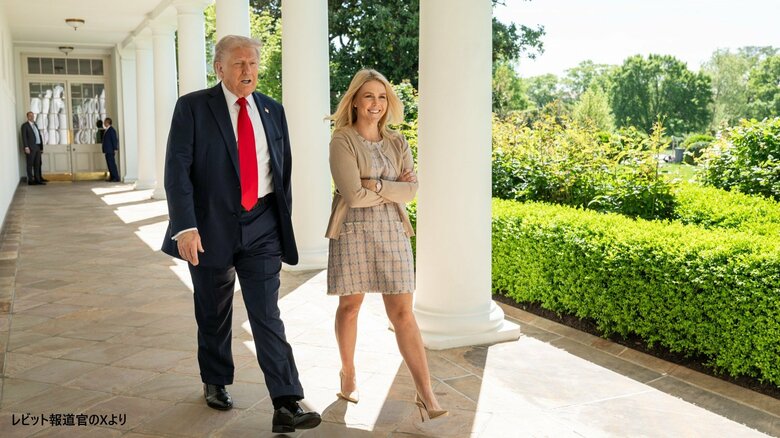 「史上最年少」28歳のレビット報道官が8月末で退任へ　2児の母、トランプ大統領の外部顧問に｜FNNプライムオンライン