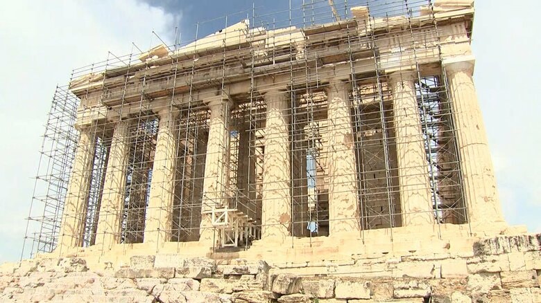 世界遺産のパルテノン神殿