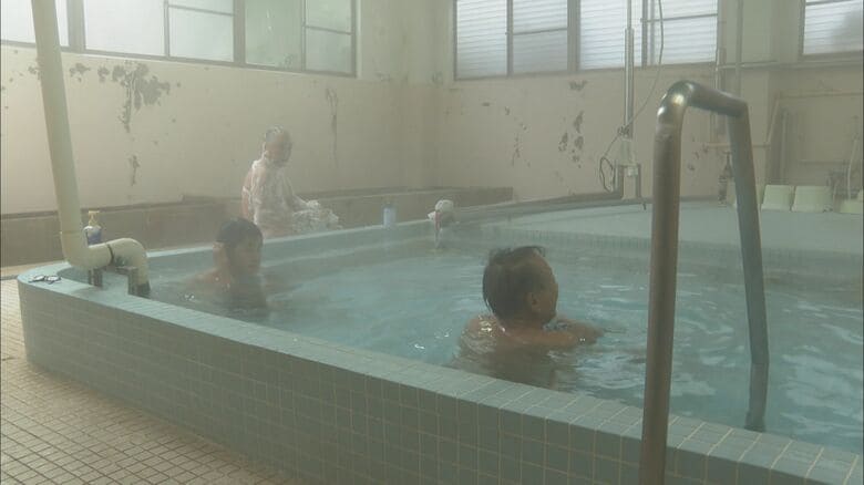 一家の楽しみでもあるという銭湯