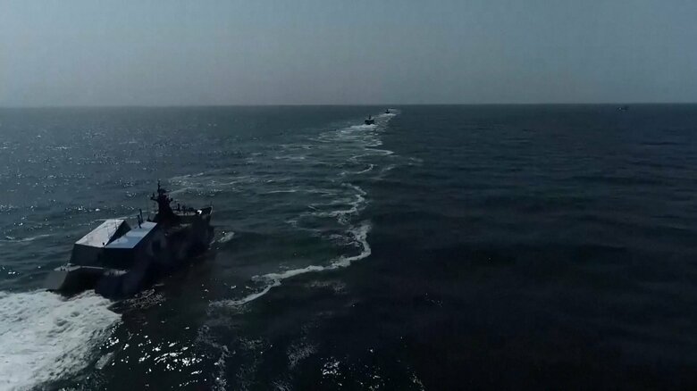 中国軍が台湾周辺で行った軍事演習（4月）