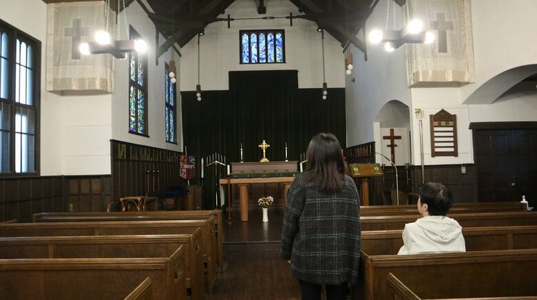 京佑くんの葬儀が行われた東京聖テモテ教会