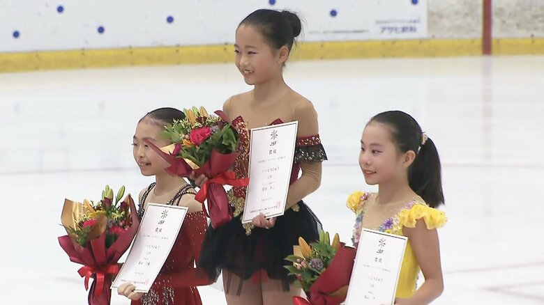 ノービスB女子表彰台（中部選手権）