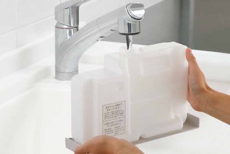 蛇口から手軽に給水