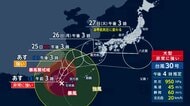 【台風情報】30号が石垣島に最接近　関東は接近前から警報級大雨となる恐れ　新たな「台風のたまご」も発生