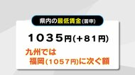 県内初の1000円台　“最低賃金1035円”に　大幅な引き上げに雇用側は頭を悩ませる「小さな店は厳しくなる」【大分発】