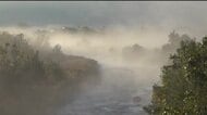 福井県内はこの秋一番の冷え込み　大野2.5度、勝山3.1度　大野では幻想的な”川霧”も　日中は22度前後で平年並みに　