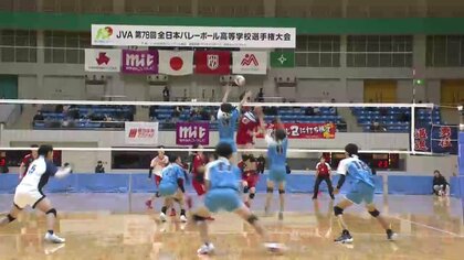 春高バレー男子・一関修紅が南昌みらいとの激戦制し2年連続優勝　岩手県大会決勝