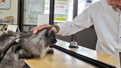 命の恩人であるタクシー運転手との1枚