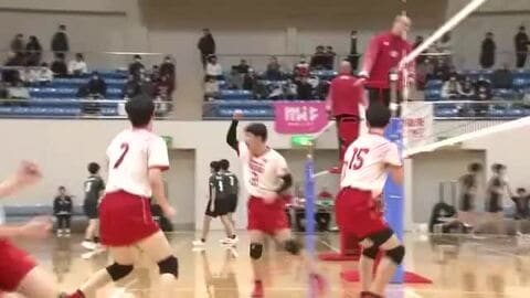 春の高校バレー県大会　熱戦続く　準々決勝・準決勝　岩手県