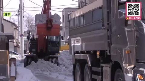 生活道路の7割の約2600キロで”公共排雪”パートナーシップ排雪から切り替え_一部作業の自動化も進め、来年度以降の除雪方針決定へ〈札幌市〉