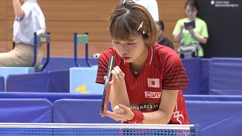 東京パラに内定 オシャレ好きなパラ卓球 古川佳奈美の試合前ルーティン