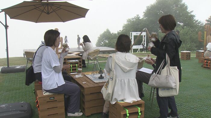 景色を眺めながらゆっくりと過ごせる空間