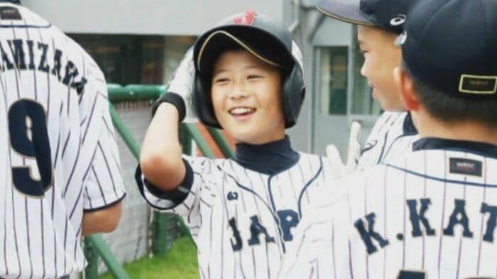 小学生時代の山田 侍ジャパンU12代表にも名を連ねた