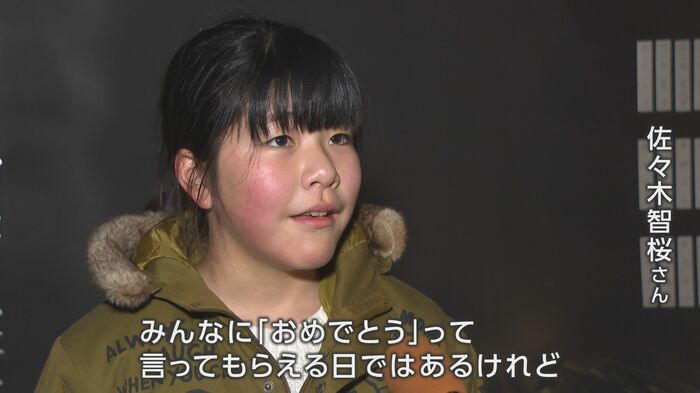 「3月11日」という日の思いを語る佐々木智桜さん（2026.3.11）