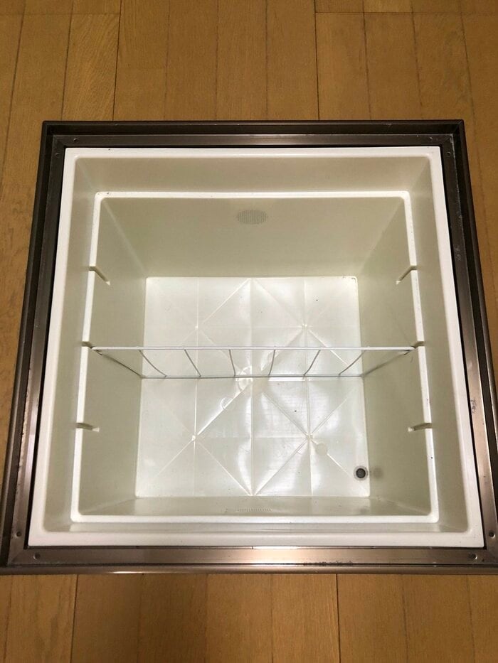 現在は掃除して空っぽに(提供:おこめさん)