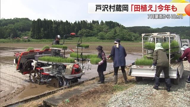 仮設住宅などで離れて暮らすかつてのご近所さんが手伝いに駆けつけてくれた