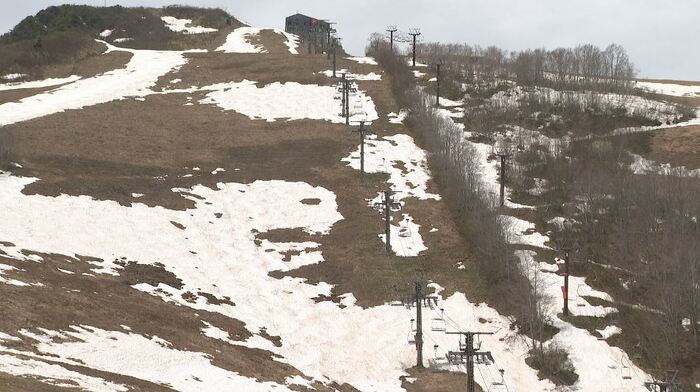 白馬八方尾根スキー場（4月22日）