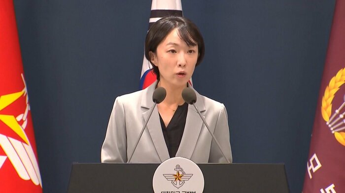 韓国国防省報道官の会見
