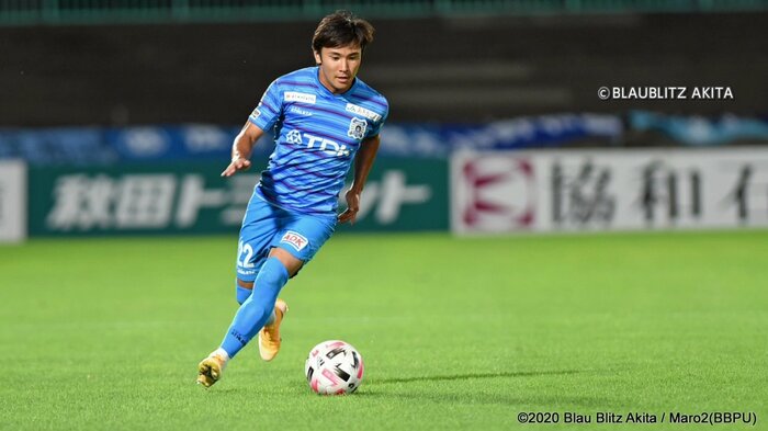 ブラウブリッツ秋田で活躍していた当時の沖野将基さん