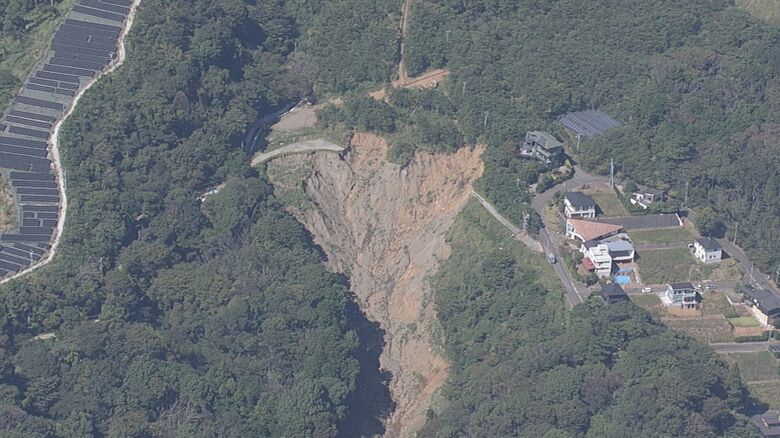 盛り土があった場所　静岡県熱海市