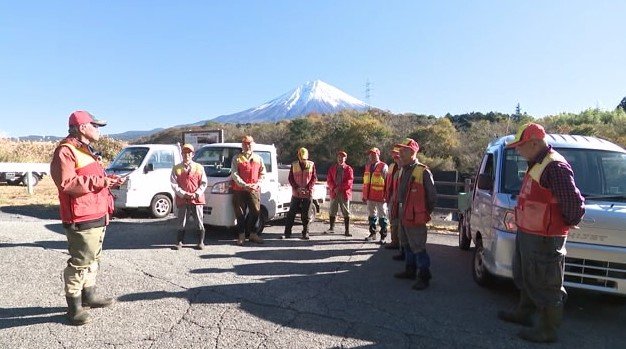 2023年11月の狩猟解禁日（富士宮市）