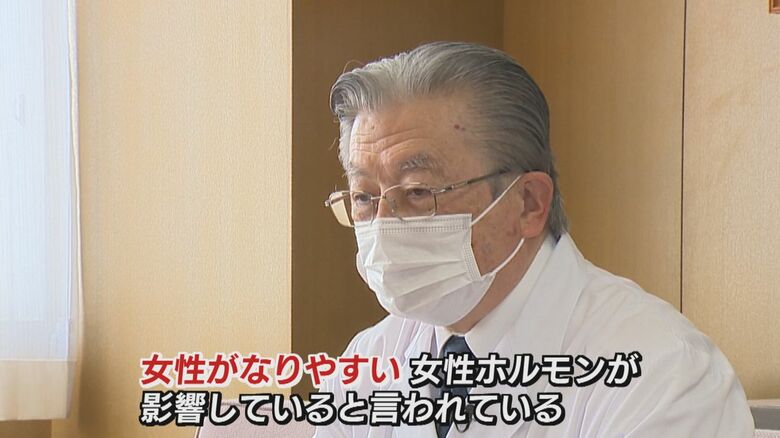 女性ホルモンが影響