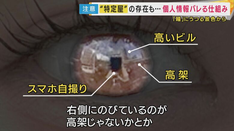 瞳からこれだけの情報が読み取れてしまう