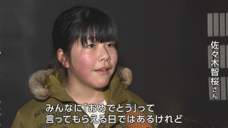 「3月11日」という日の思いを語る佐々木智桜さん（2026.3.11）