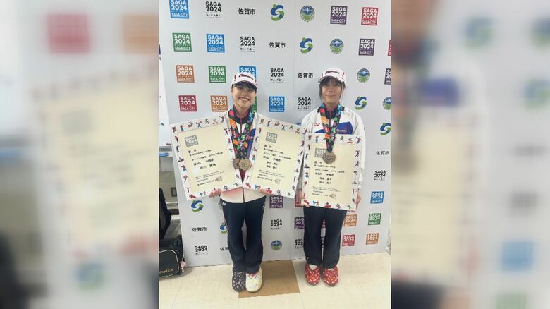 国民スポーツ大会で団体優勝と個人3位に輝く