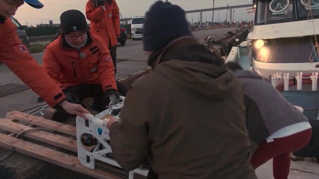 水中ドローンの準備