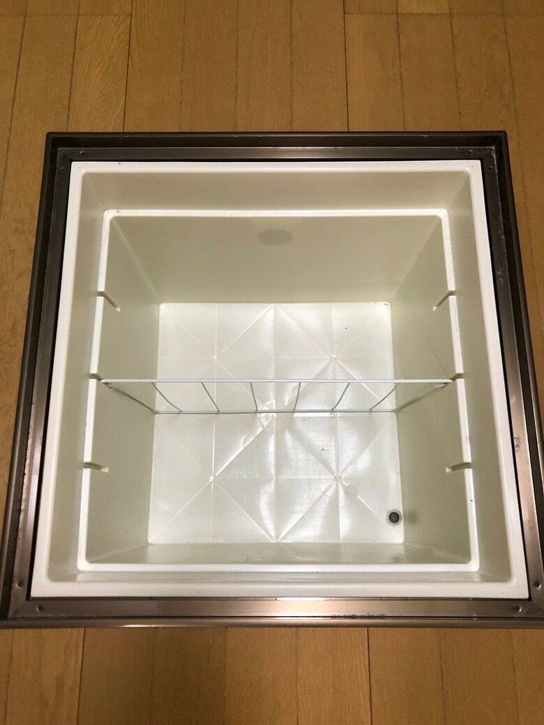 現在は掃除して空っぽに（提供：おこめさん）
