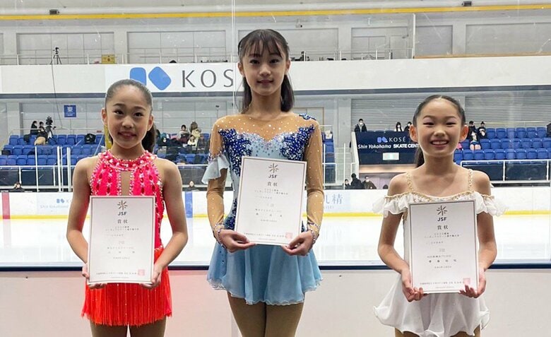 ノービスB女子表彰台（関東選手権）