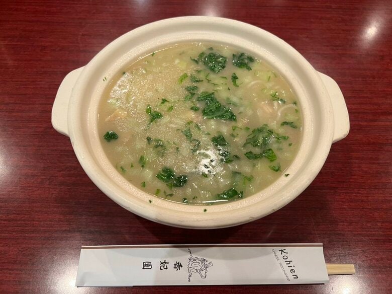 特製とり煮込みそば（税込1500円）
