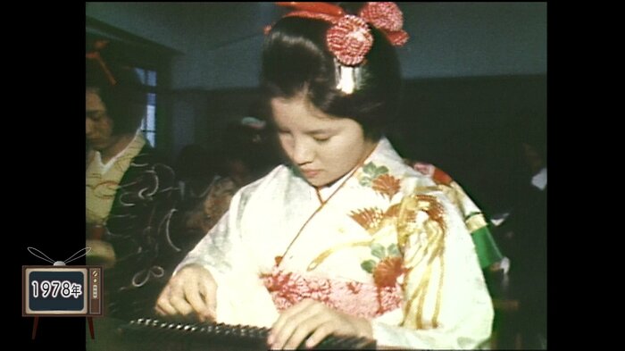 1978年1月2日「新春そろばんはじき初め大会」(長崎女子商業高校)