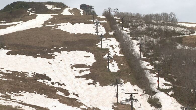 白馬八方尾根スキー場（4月22日）