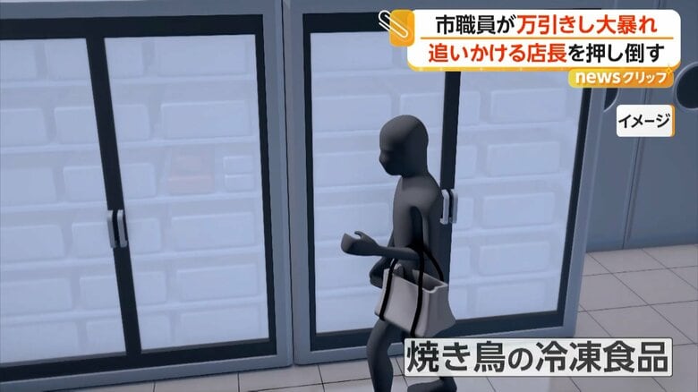 持っていたバッグに焼き鳥の冷凍食品を入れた大淵容疑者（イメージ）
